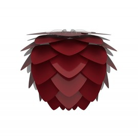 Lampa aluminiowa ALUVIA duża bordowa