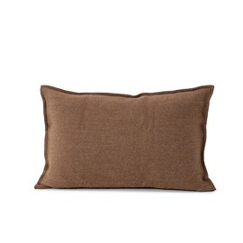 Poszewka z wełny prostokątna orzechowa