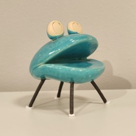ŻABA ceramiczna turkusowa