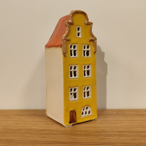 KAMIENICZKA ceramiczna żółta