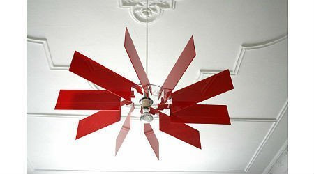 Lampa ALVERD Kafti czerwona