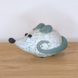 Mysz MICK biało-miętowa