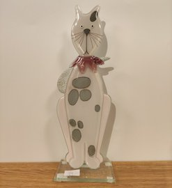 KOT szklany z kołnierzem duży