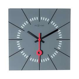 Zegar NexTtime STAZIONE szary