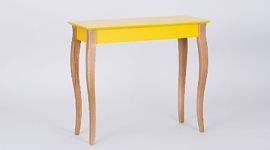 Konsola LILLO  średnia żółta