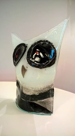 SOWA szklana ŁośDESIGN