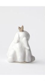 SŁONIK ceramiczny PANGZI biały