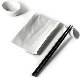Zestaw do sushi NATURA biały dla 1 osoby