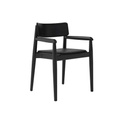 Krzesło z podłokietnikami DANTE czarne