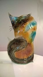 KOT szklany siedzący ŁośDESIGN