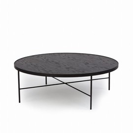 Stolik TRE dąb czarny duży