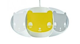 Lampa MISHKA Kafti limonkowa