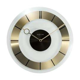 Zegar NeXtime Retro złoty
