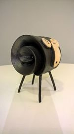 BARANEK ceramiczny czarny mały