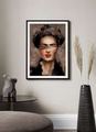Plakat Frida KAHLO brąz