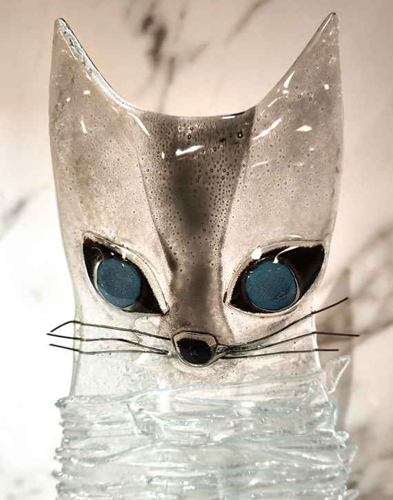 KOT biało-czarny duży