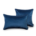 PODUSZKA aksamitna Royal Blue 50x50 cm