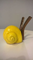 Ślimak ceramiczny mały żółty