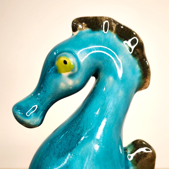 KONIK MORSKI jasny turkus mały