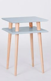 Stolik SQUARE wysoki szary