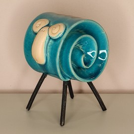 BARANEK ceramiczny turkusowy mały