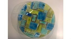 Patera szklana OKRAGŁA 2