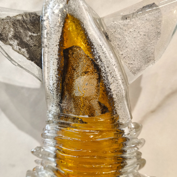 ANIOŁ szklany wielobarwny 2 ŁośDESIGN