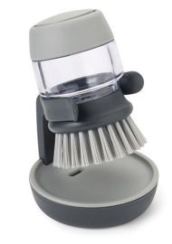 Szczotka do mycia naczyń z pompką PALM SCRUB Joseph&Joseph popielato-grafitowa