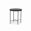 Stolik TRE dąb czarny mały
