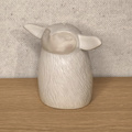 Owieczka ceramiczny biała