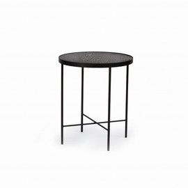 Stolik TRE dąb czarny mały