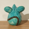 MYSZ ceramiczna turkusowa mała
