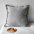 Poduszka MOYHA Wełniana Eminencja kwadratowa jasno szara