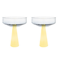 Kieliszki do szampana CLOUD żółte