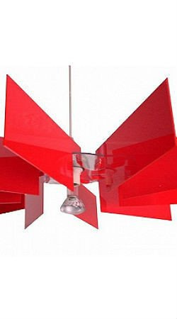 Lampa ALVERD Kafti czerwona