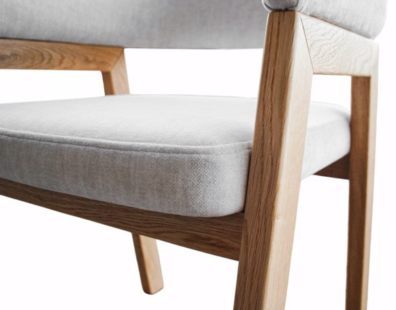 Krzesło EPICO dębowe tkanina