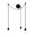 Potrójne zawieszenei do lamp UMAGE Cannonball Cluster 3 czarne