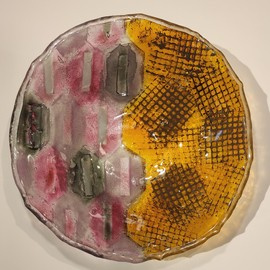 Patera okrągła mała Heksagony