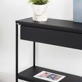 Konsola SKINNY XL z szufladą i półką czarna