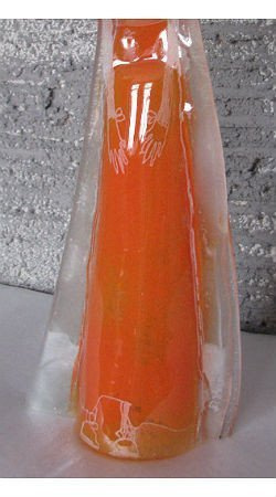 ANIOŁ szklany pomarańczowy ŁośDESIGN