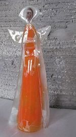 ANIOŁ szklany pomarańczowy ŁośDESIGN