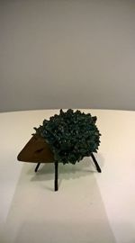 Jeżyk ceramiczny zielony