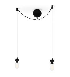 Podwójne zawieszenei do lamp UMAGE Cannonball Cluster 2 czarne
