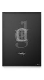 Plakat DESIGN czarny